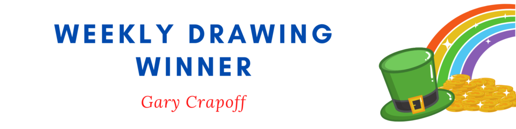 Congratulations, Gary Crapoff, you are this week’s winner!